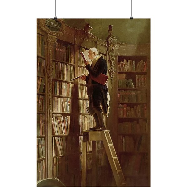 The Bookworm Premium Matte Vertical Posters-image