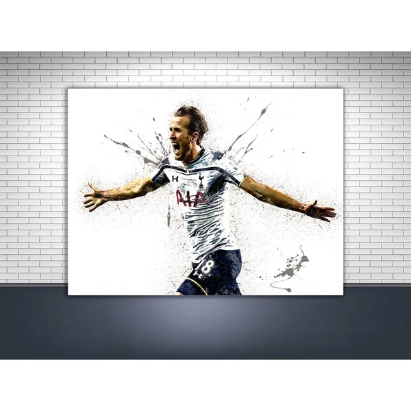 Harry Kane Canvas, Gallery Canvas, Man Cave, Kids Room, Game Room, Bar