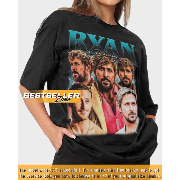 Ryan Gosling Shirt, Character Movie Ryan Gosling Tee Shirt-image