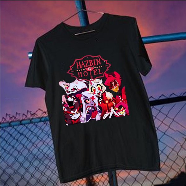 Hazbin Hotel Character Cartoon Tee Shirt, Alastor Hazbin Hotel Shirt-image