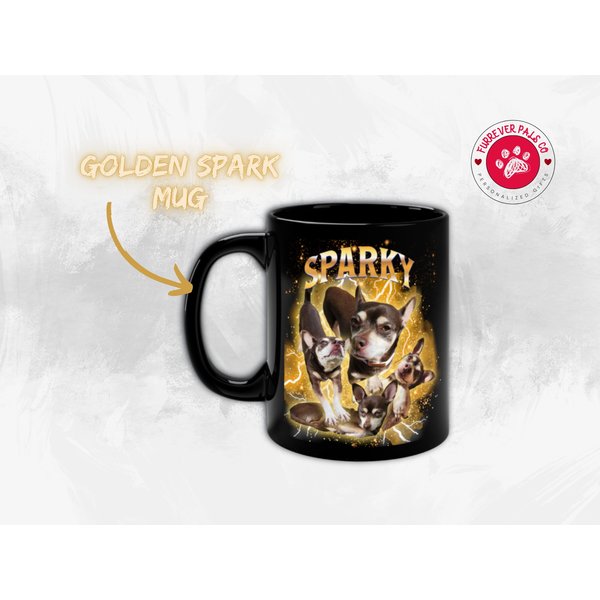 Personalized Vintage 90's Rap Pet Mug For Animal Lovers