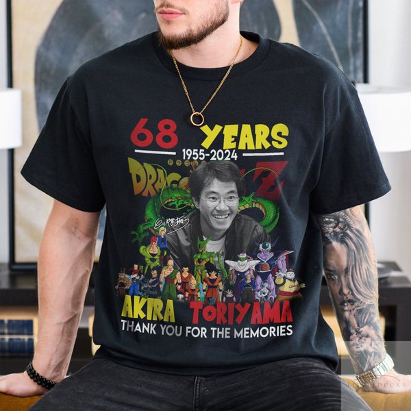 Akira Toriyama Shirt, Akira Toriyama Dragon Ball Rip Shirt-image
