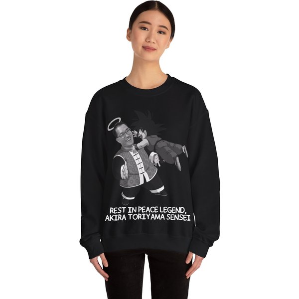 Rip Akira Toriyama, Tribute Goku Sweatshirt, Thank You Akira Toriyama-image