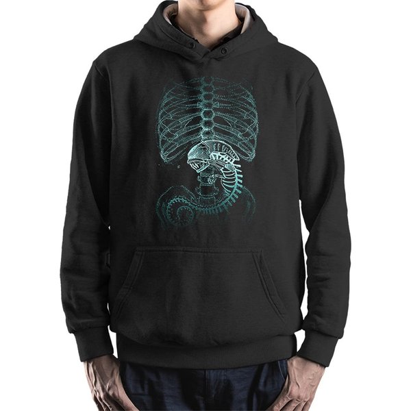Alien Xenomorph X-ray Hoodie