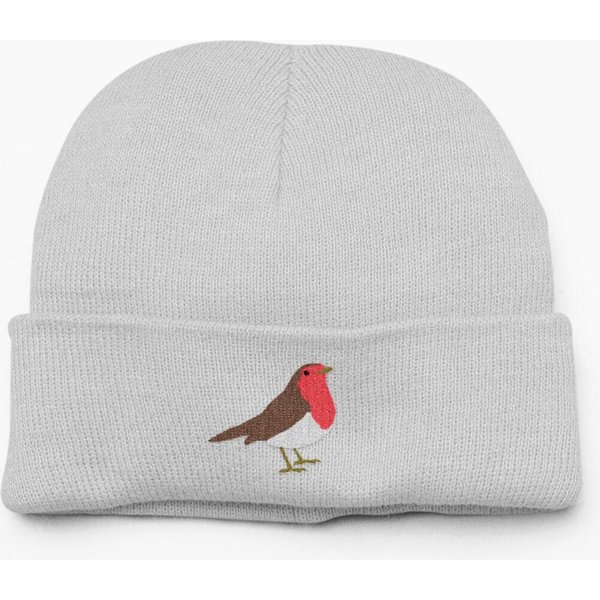 Robin Beanie Embroidered Hat, Robins, Robin Beanie Hat-image