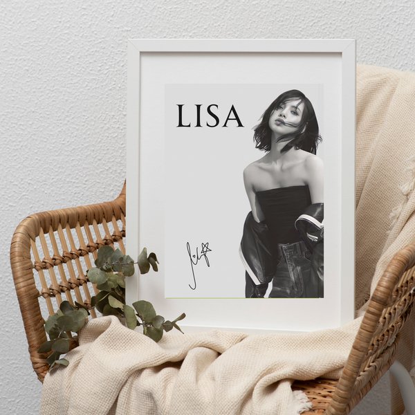 Lisa Blackpink Poster, Kpop Fan Decor-image