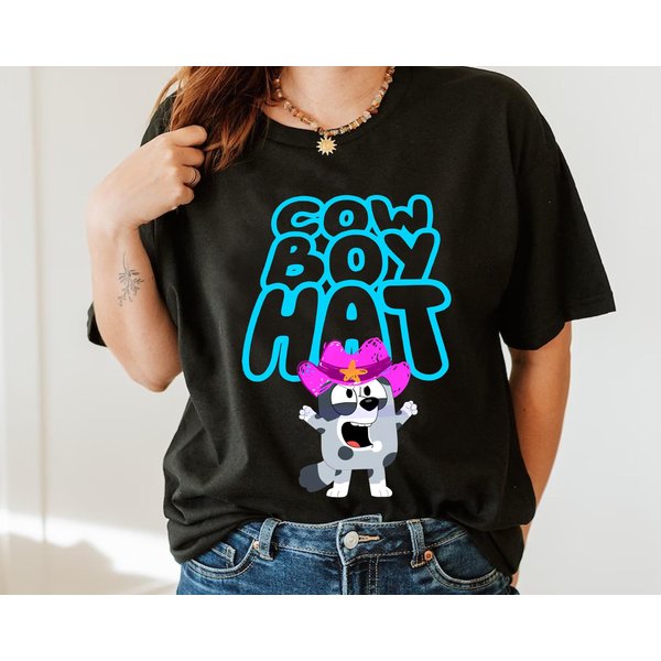 Cowboy Hat Muffin Blueydad Birthday Shirt-image
