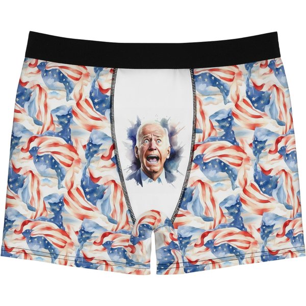 Joe Biden Men's Boxer Briefs, Joe Biden Underwear, Meme Underwear