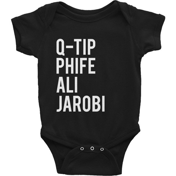 A Tribe Called Quest Members Baby Onesie Bodysuit-image