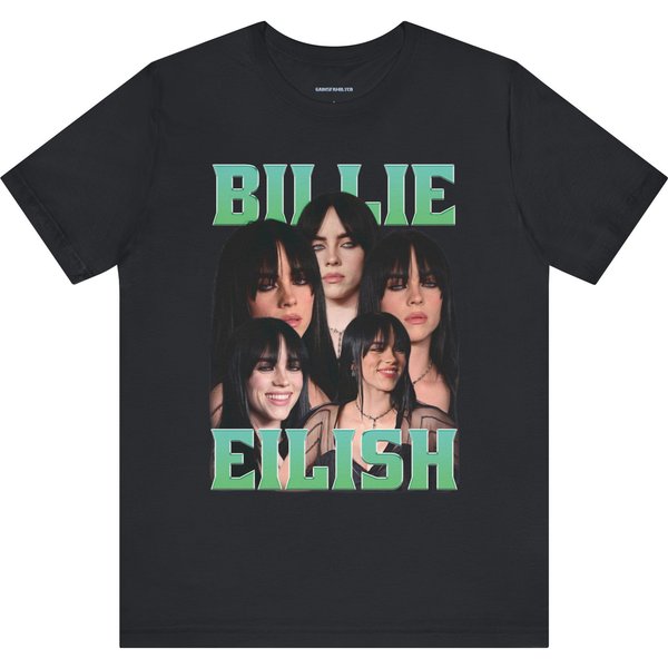 Billie Eilish Vintage Ultra Cotton Graphic Tee For Streetwear, Fashion-image