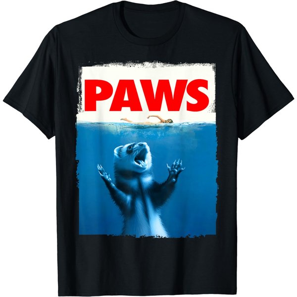 Paws Ferret Funny Ferret Lover T-Shirt-image