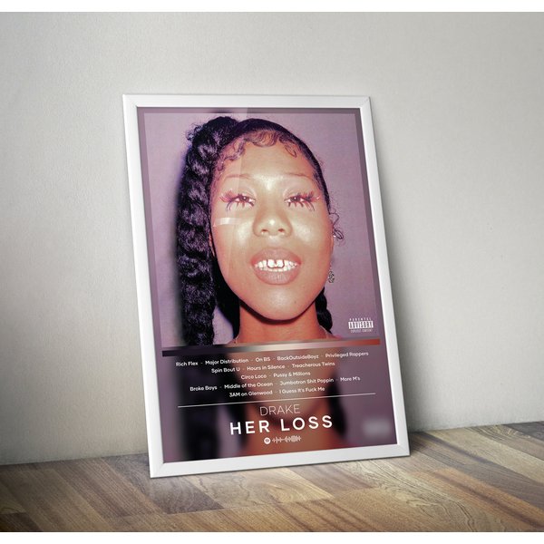 Drake Poster Print | Her Loss Poster-image