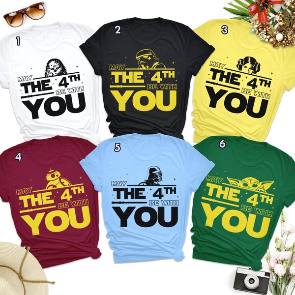May The 4Th Be With You Matching Shirt, May The Fourth Vacation Family Shirt-image