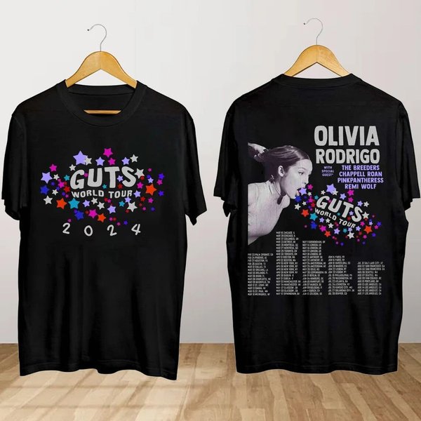 Olivia Guts World Tour 2024 Shirt, Olivia Concert Shirt, Guts World Tour 2024 Shirt-image