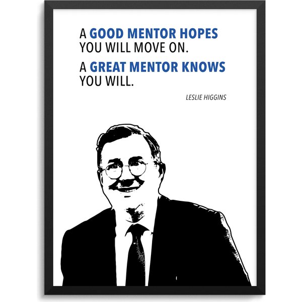 Leslie Higgins Great Mentor Quote Poster - Ted Lasso-image