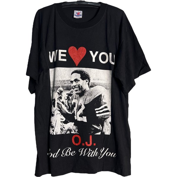 Vintage O.J Simpson Pray For Oj Shirt Single Stich-image