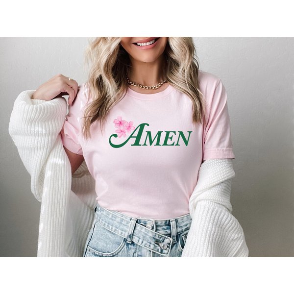 Masters Golf Inspired Tournament Tshirt For Women,Augusta National Golf Club Themed Tee-image