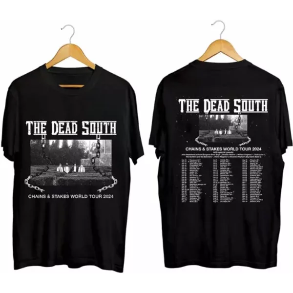 The Dead South Chains Stakes World 2024 Concert Tour T-Shirt-image