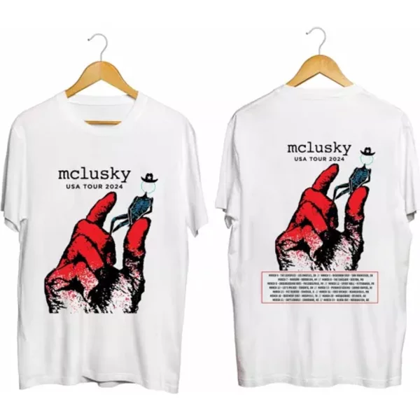 Mclusky Usa Music 2024 World Band Concert Tour T-Shirt-image