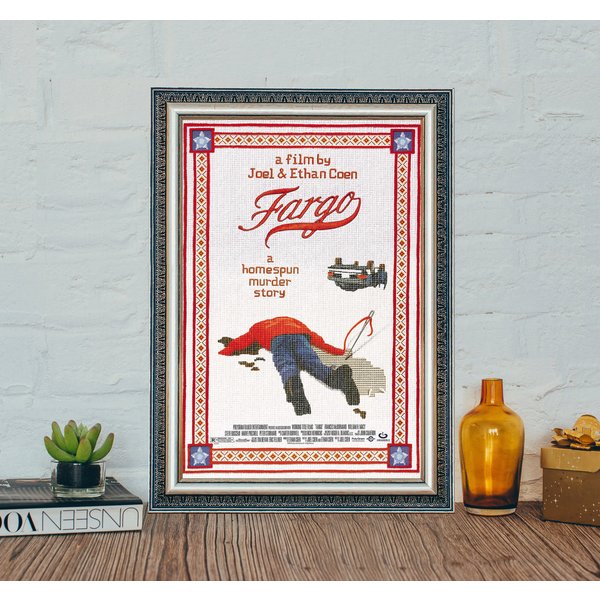 Fargo (1996) Movie Poster, Fargo Vintage Suspense Movies Poster-image