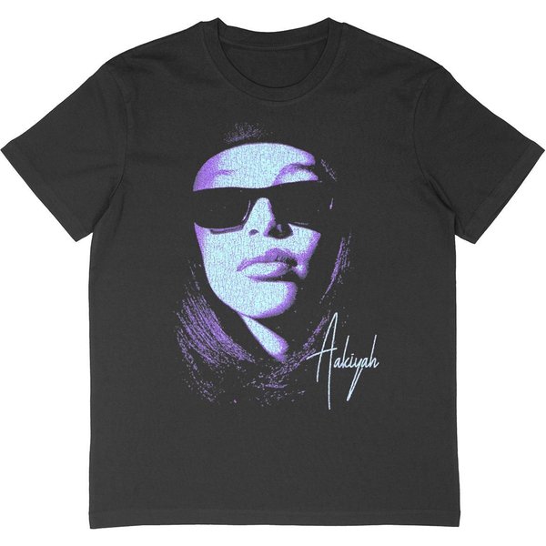 Aaliyah Shirt, Vintage Aaliyah Tshirt-image