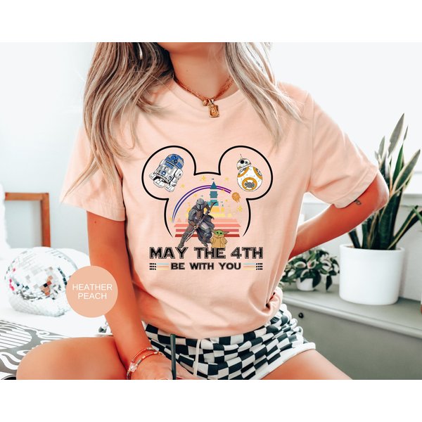 May Be The Fourth Shirt, Vintage May The 4Th Be With You Shirt-image