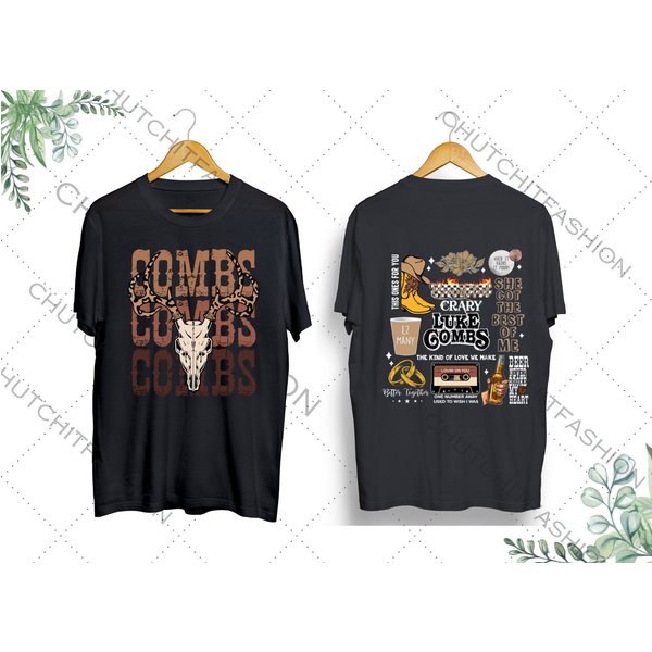 Combs Bullhead Color T-Shirt, Country Music Shirt-image