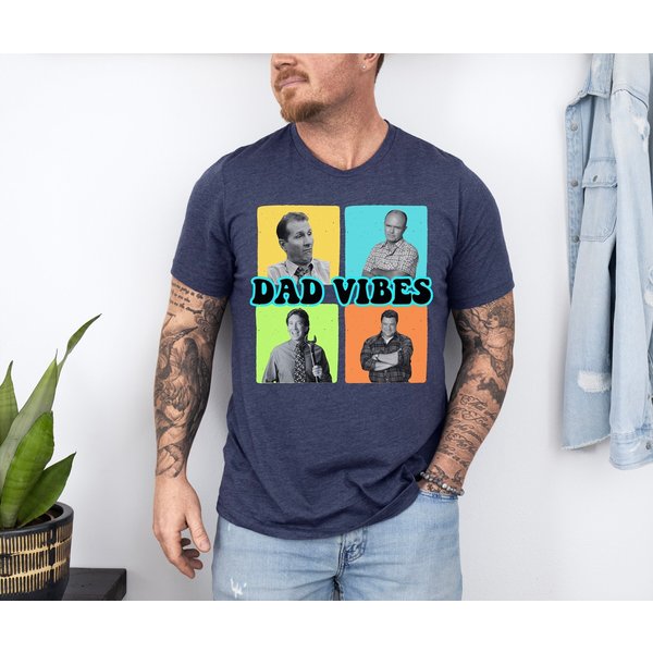 Dad Vibes Shirt, 90S Dad Shirt, Fathers Day Shirt, Dad Birthday Gift-image