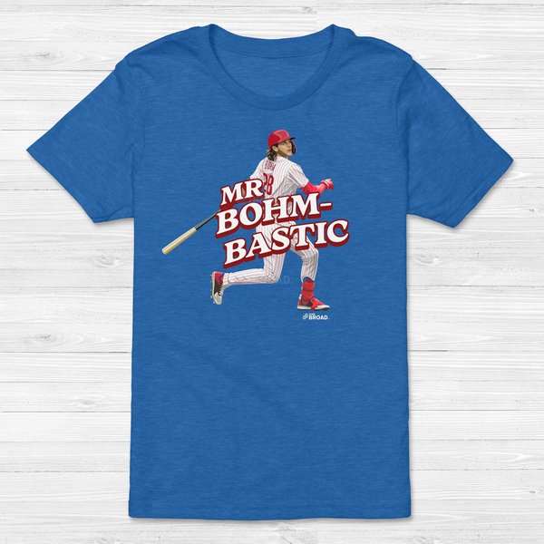 Youth Alec Bohm Mr. Bohm-Bastic Youth Tee | T-Shirt-image