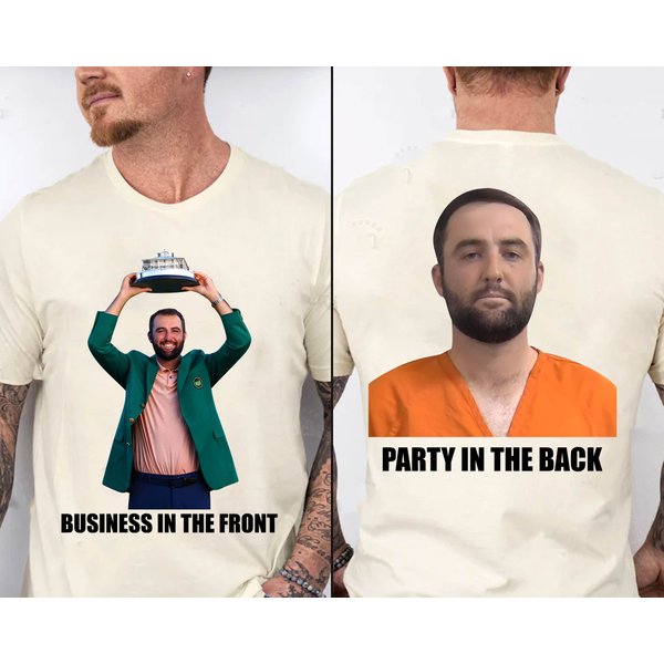 Funny Scottie Scheffler Mug Shot Shirt, Pga Championship, Scottie Scheffler Mug Shot-image