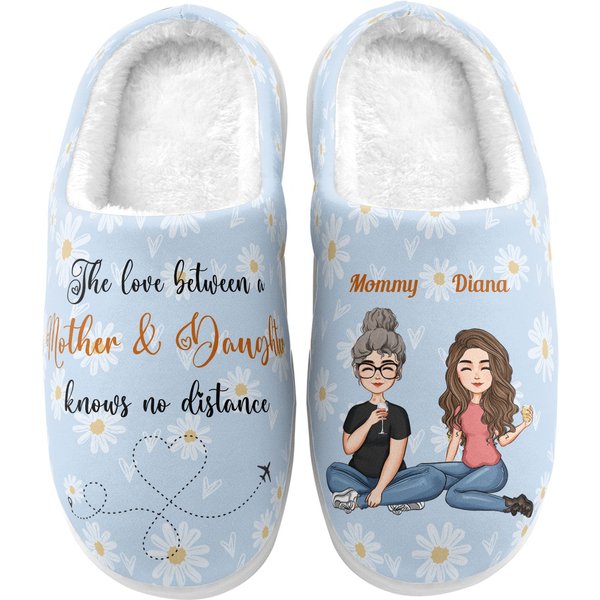 The Love Between A Mother &Amp; Children - Personalized Slippers-image