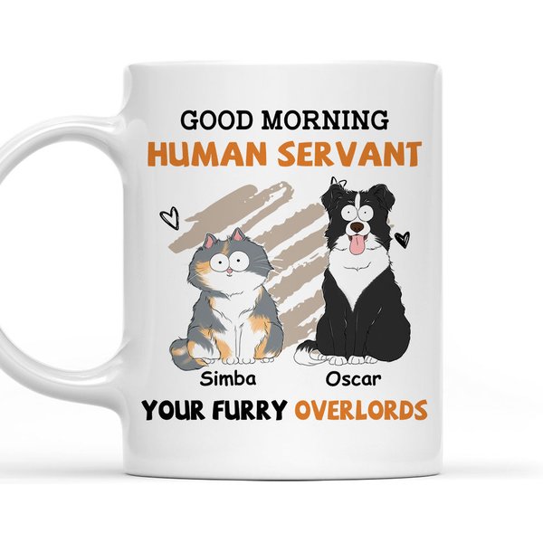 Good Morning Dogs Cats Custom Pet Parent Life Personalized Mug-image
