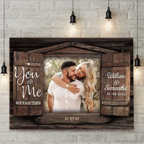 We Got This Custom Upload Image Family Couple Gift Personalized Canvas-image