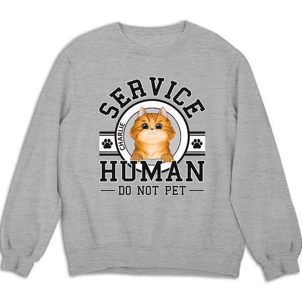 Pet Service Human Logo - Personalized Custom Sweatshirt-image