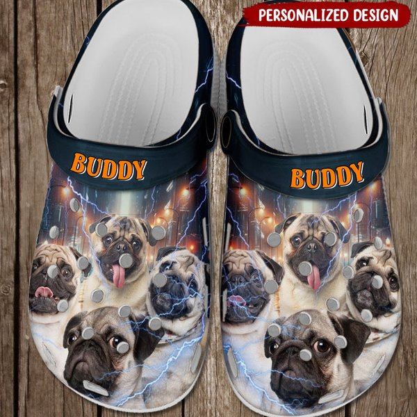 Cute Dog Puppy Pet Upload Photo Personalized Clogs
