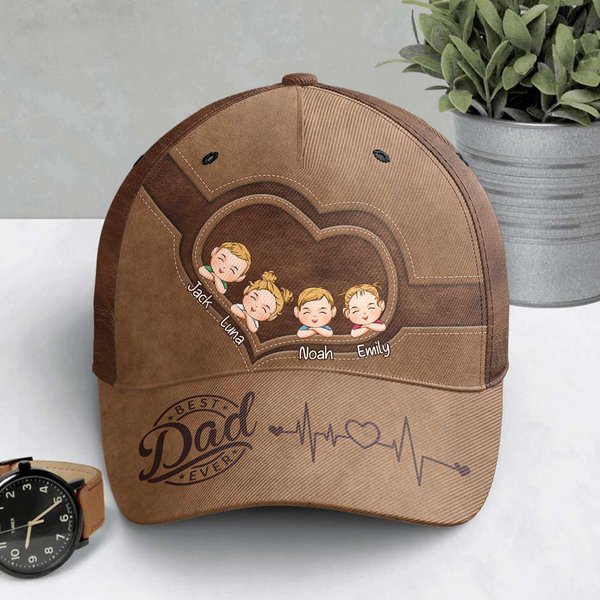 Best Dad Ever - Personalized Classic Cap-image