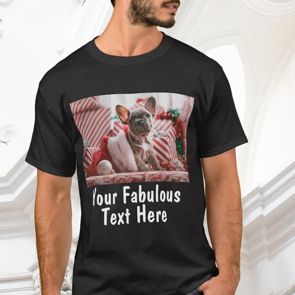 Personalized Photo And Text Personalized T-Shirt-image