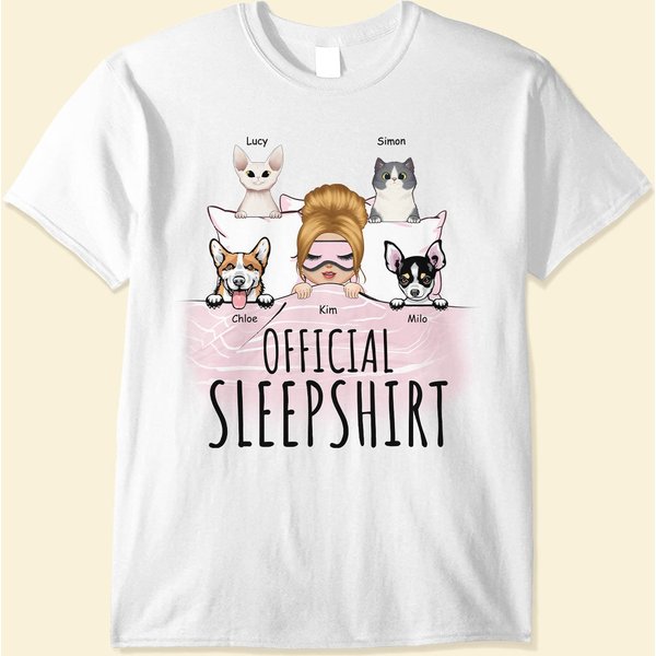 Sleepshirt - Personalized Shirt - Birthday Gift For Dog & Cat Lovers-image