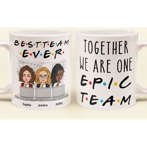 Best Team Ever 2 - Personalized Mug-image