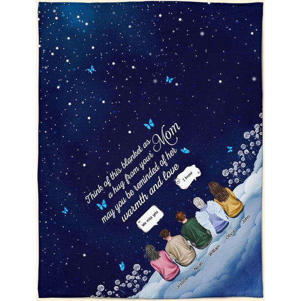 A Hug From Heaven - Personalized Blanket-image