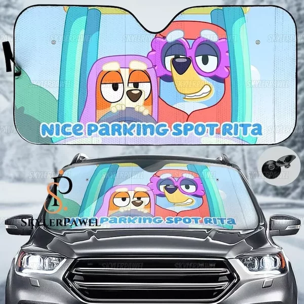 Blueydad Auto Sunshade Car, Blueydad Cartoon Car Sunshade-image