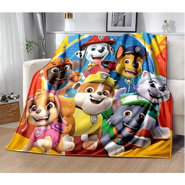 Paw Patrol Blanket, Dog Gift Blanket-image