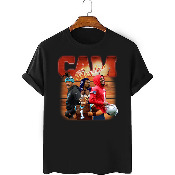 Cam Newton Vintage Shirt, Vintage Cam Newton T-Shirt-image