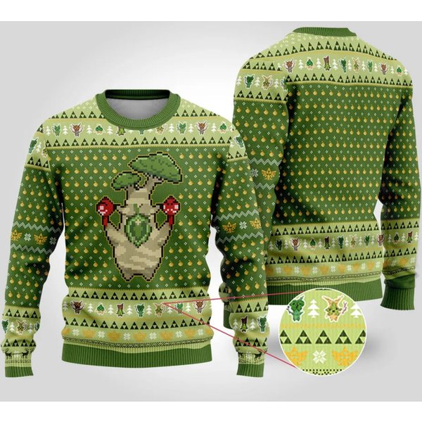 Zelda Korok Ugly Sweater Christmas | Legend Of Zelda Tears Of The Kingdom