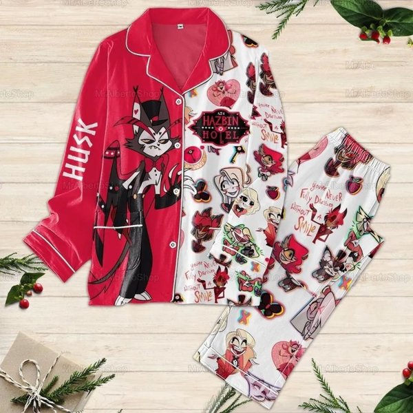 Hazbin Hotel Husk Pajamas Set-image