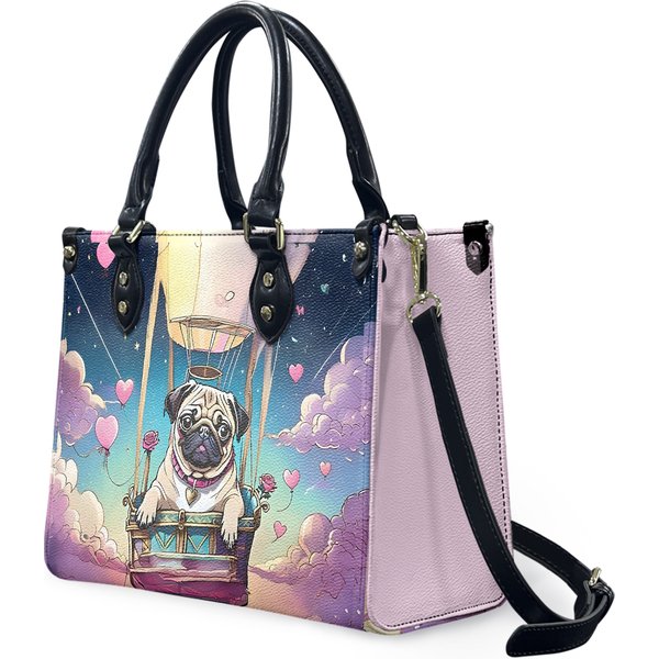 Pug Hot Air Balloon Purse Bag