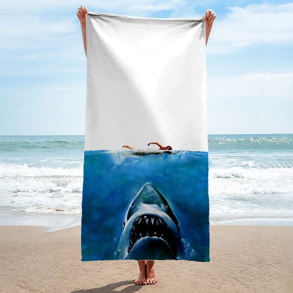 Jaws Shark Beach Towel-image