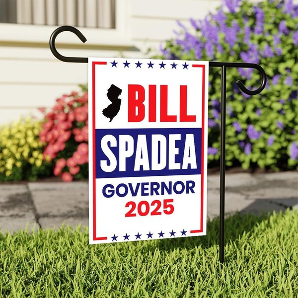 Bill Spadea For New Jersey Governor 2025 Garden Flag