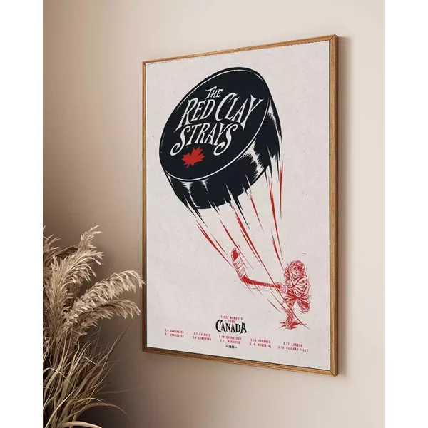 The Red Clay Strays Band Tour Canada 2025 Poster-image