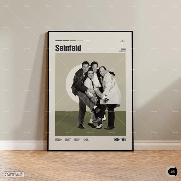 Seinfeld, Seinfeld Restaurant, Tv Show Poster-image